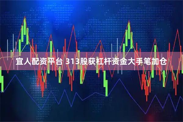 宜人配资平台 313股获杠杆资金大手笔加仓